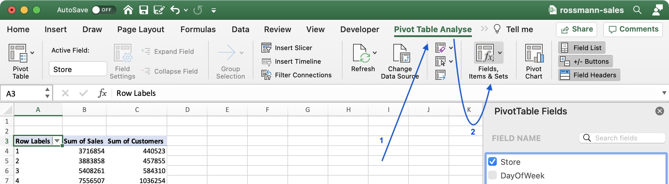 Figure 28 - Selecting Calculated Field