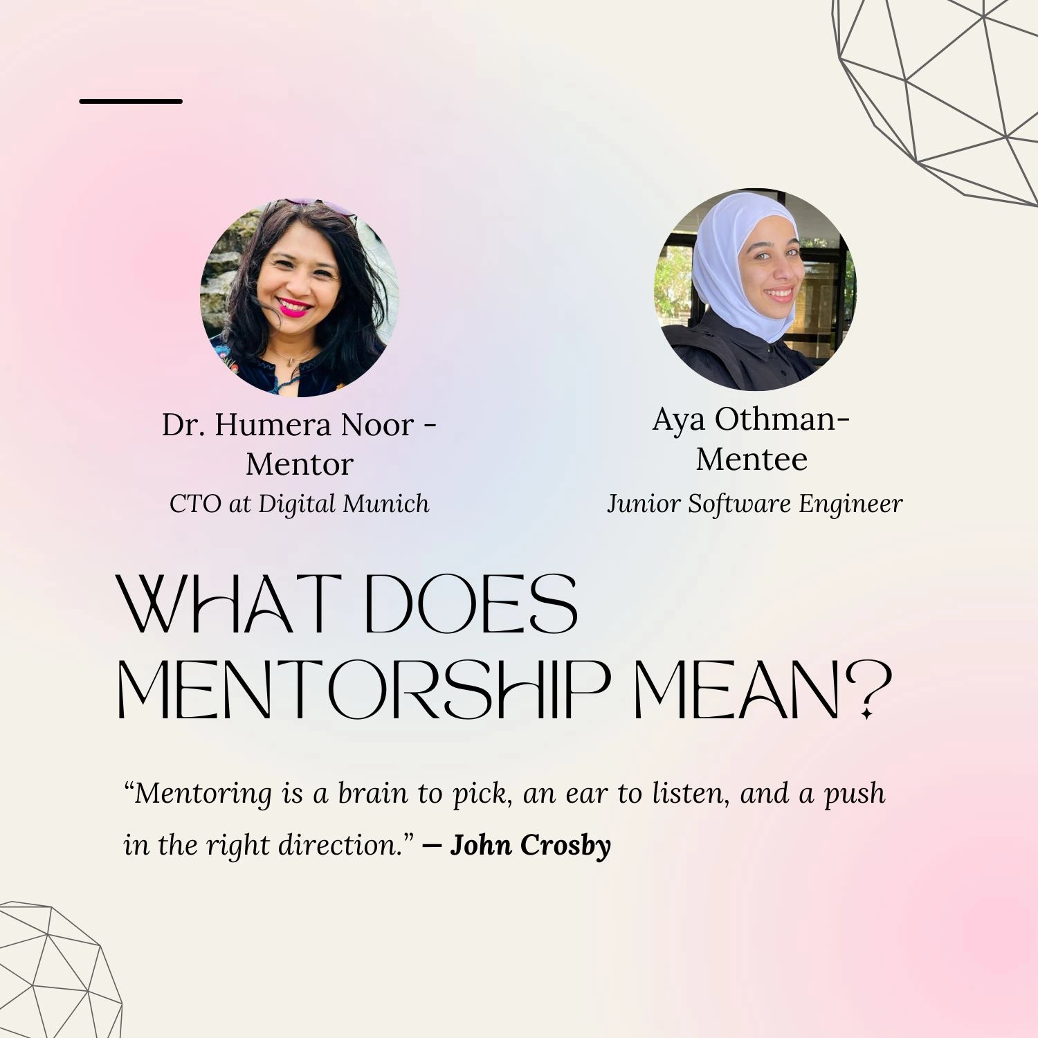 Aya Othman - mentorship with Dr. Humera